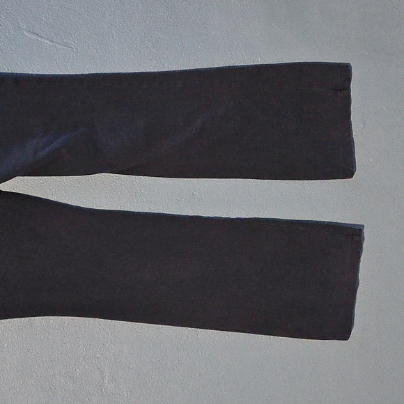 Victoria's Secret PINK Black w/ Pink Leopard Print Foldover Leggings/Yoga Pants. - Picture 4 of 13